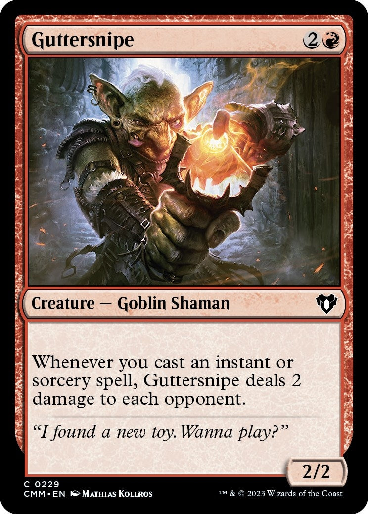 Guttersnipe (229) (Commander Masters)