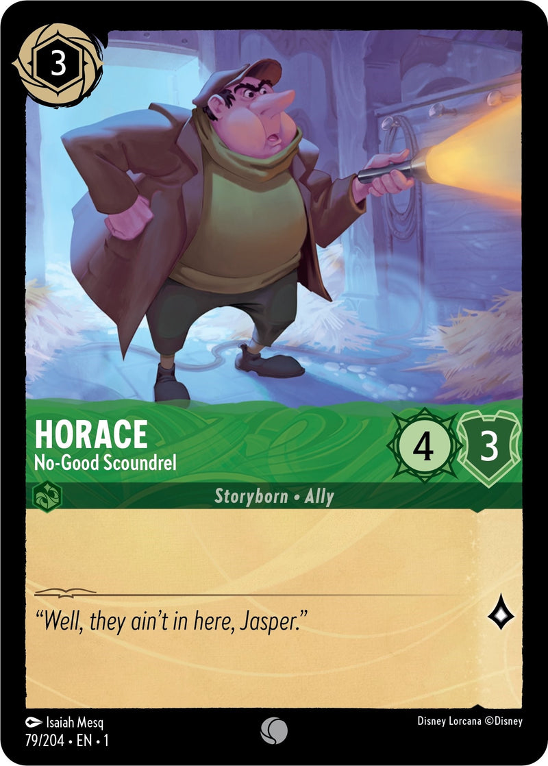 Image for Horace - No-Good Scoundrel (79/204) (The First Chapter) - Disney Lorcana