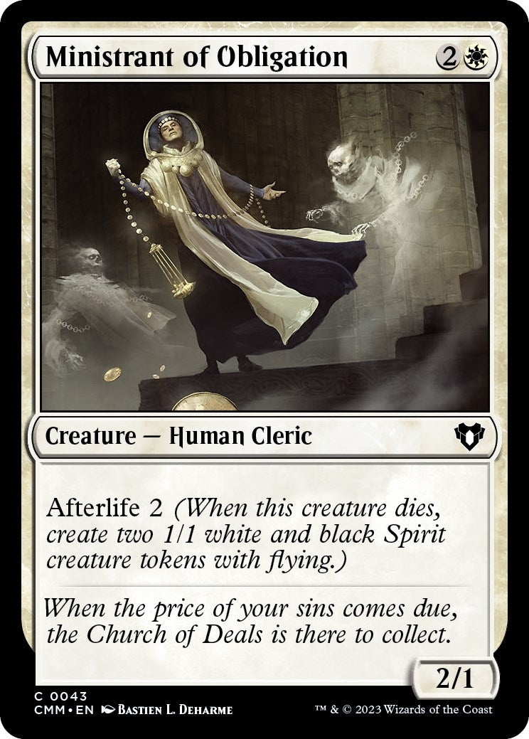 Ministrant of Obligation (43) (Commander Masters)