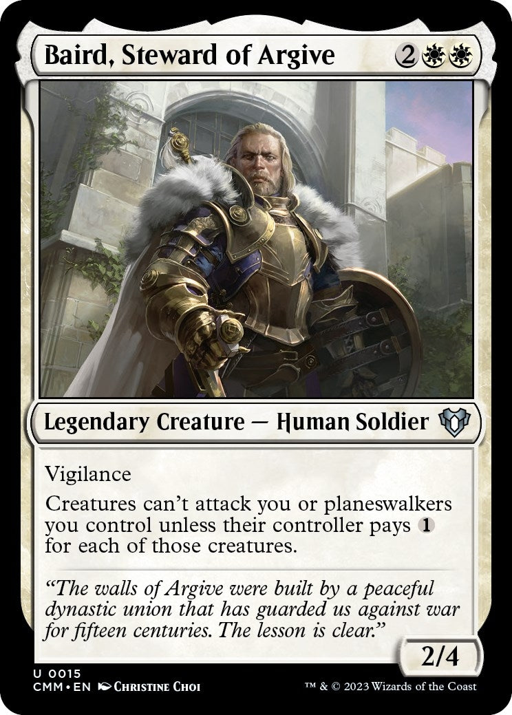 Baird, Steward of Argive (15) (Commander Masters)