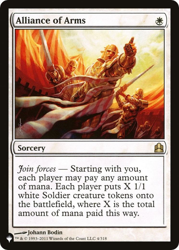 Alliance of Arms (4/318) (The List Reprints)