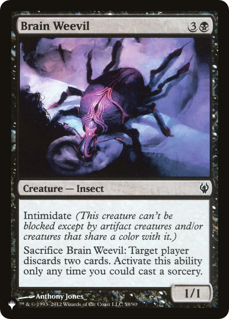 Brain Weevil (58/90) (The List Reprints)