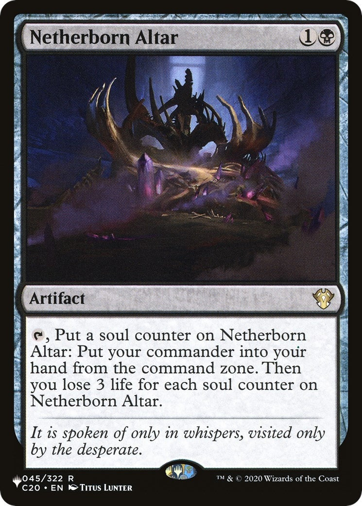 Image for Netherborn Altar (045/322) (The List Reprints) - Magic: The Gathering