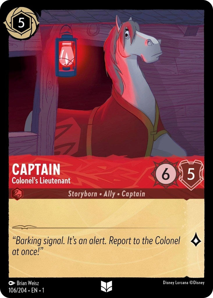 Captain - Colonel's Lieutenant (106/204) (The First Chapter)