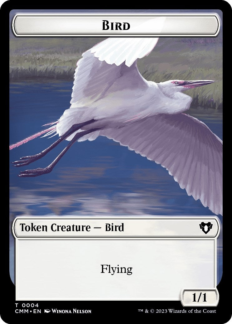 Bird // Dragon (0020) Double-Sided Token (4 // 20) (Commander Masters)