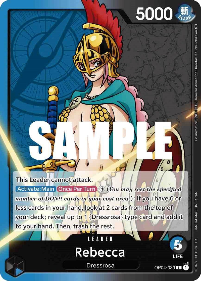 Image for Rebecca (039) (OP04-039) (Kingdoms of Intrigue) - One Piece Card Game