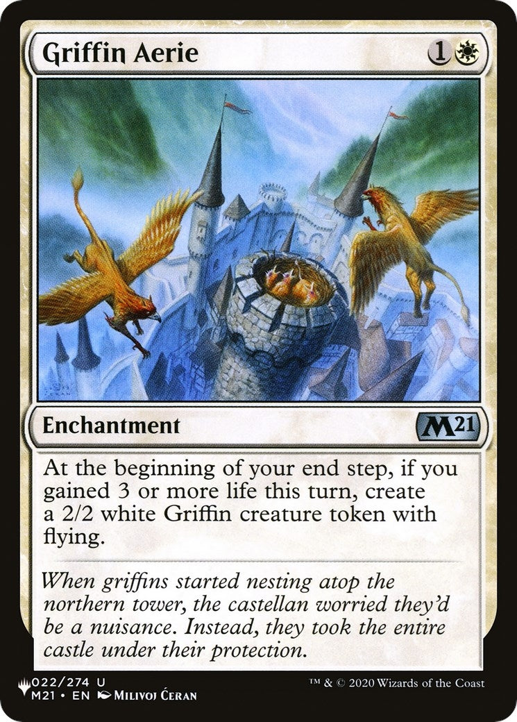 Griffin Aerie (22) (The List Reprints)