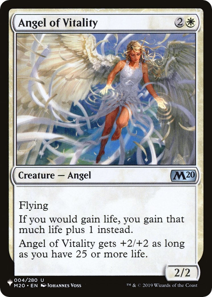 Angel of Vitality (4) (The List Reprints)
