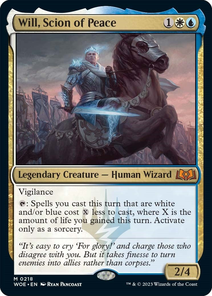 Image for Will, Scion of Peace (218) - Magic: The Gathering