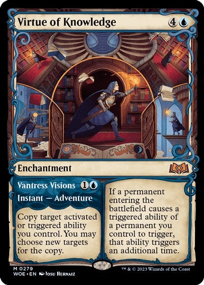 Image for Virtue of Knowledge (Showcase) (279) - Magic: The Gathering