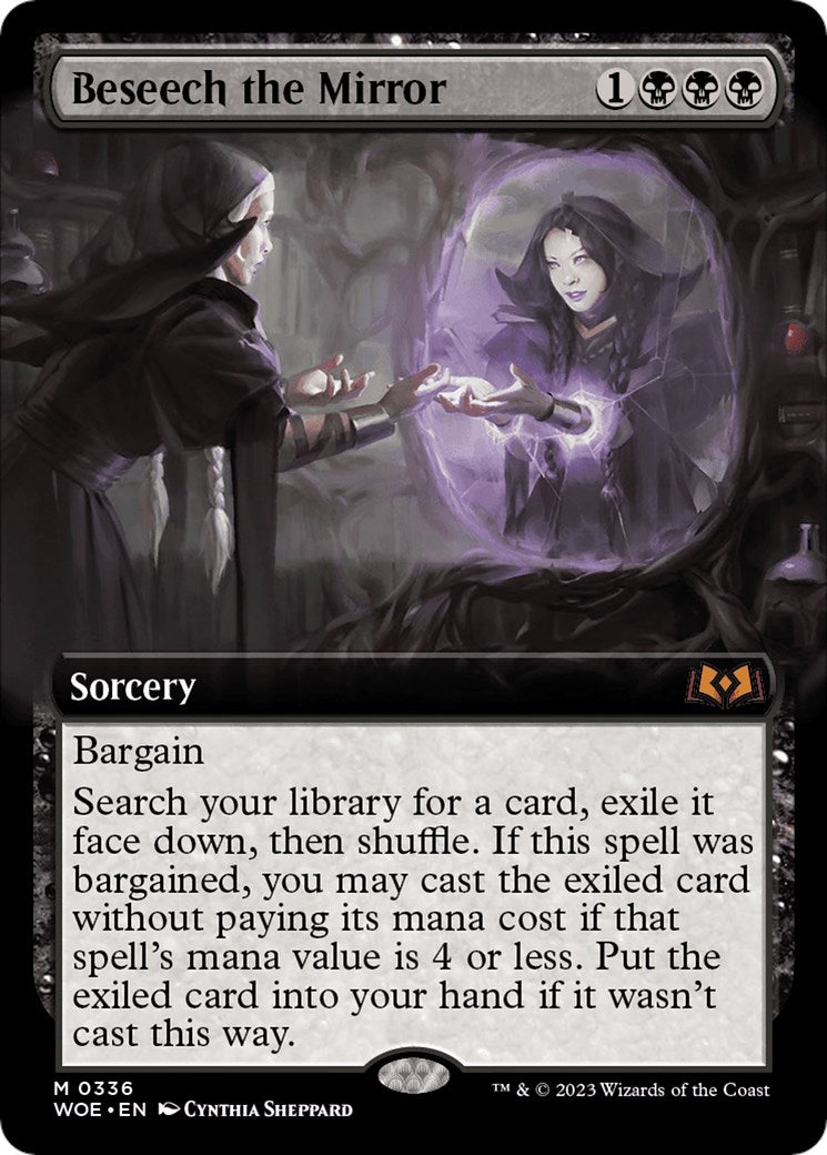 Beseech the Mirror (Extended Art) (336) (Wilds of Eldraine)