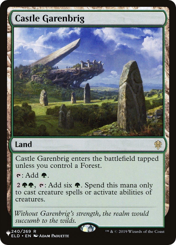 Castle Garenbrig (240/269) (The List Reprints)