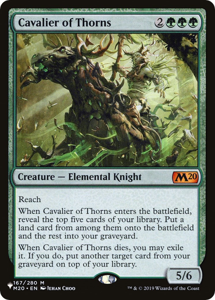 Cavalier of Thorns (167/280) (The List Reprints)