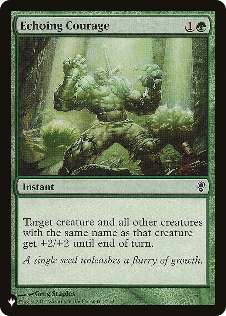Echoing Courage (161/210) (The List Reprints)