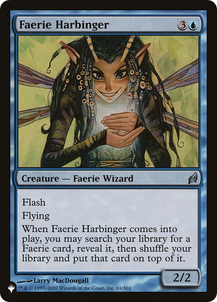 Faerie Harbinger (61/301) (The List Reprints)