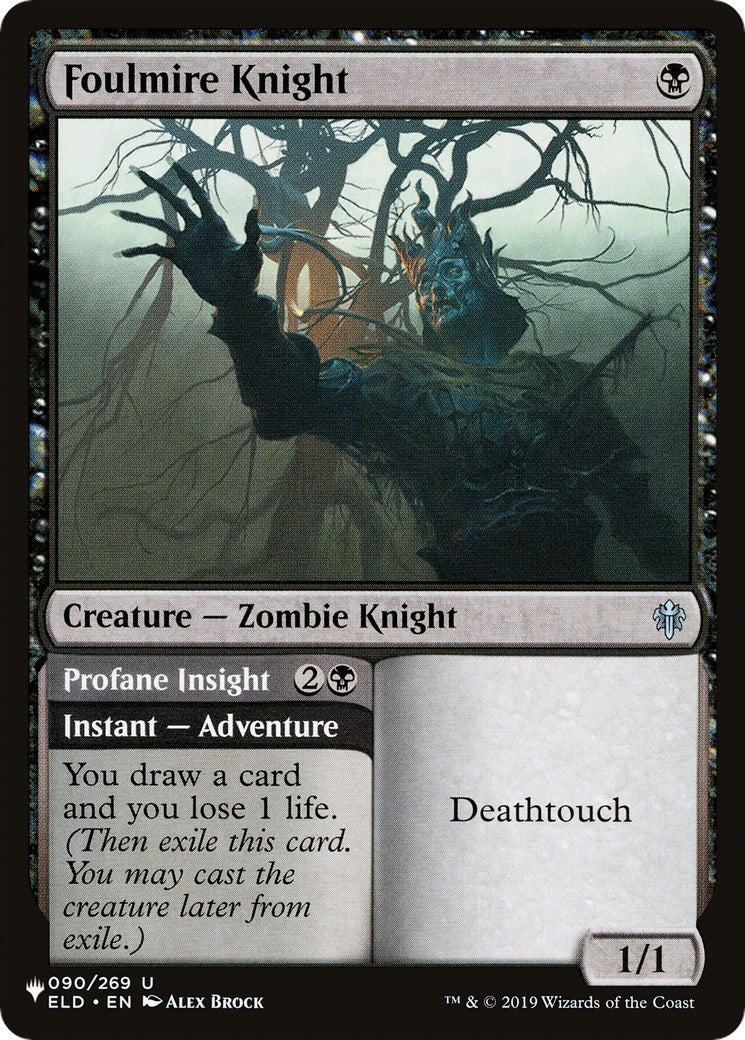 Image for Foulmire Knight (ELD) (090/269) (The List Reprints) - Magic: The Gathering