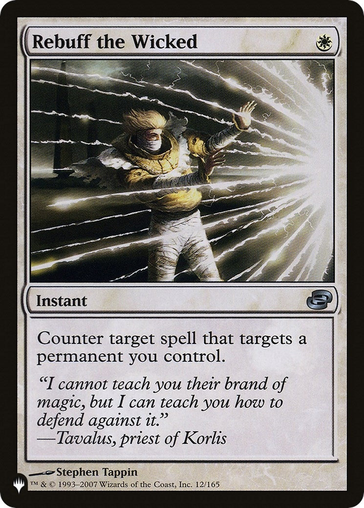 Rebuff the Wicked (12/165) (The List Reprints)