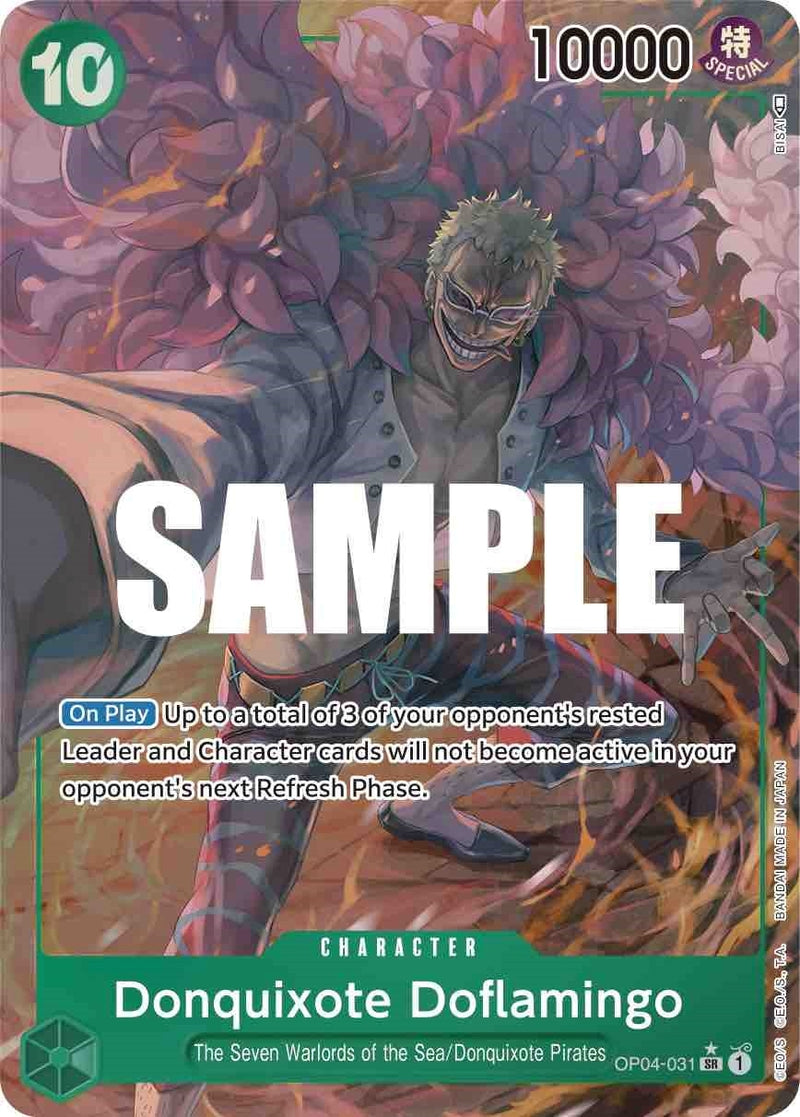 Donquixote Doflamingo (031) (Alternate Art) (OP04-031) (Kingdoms of Intrigue)
