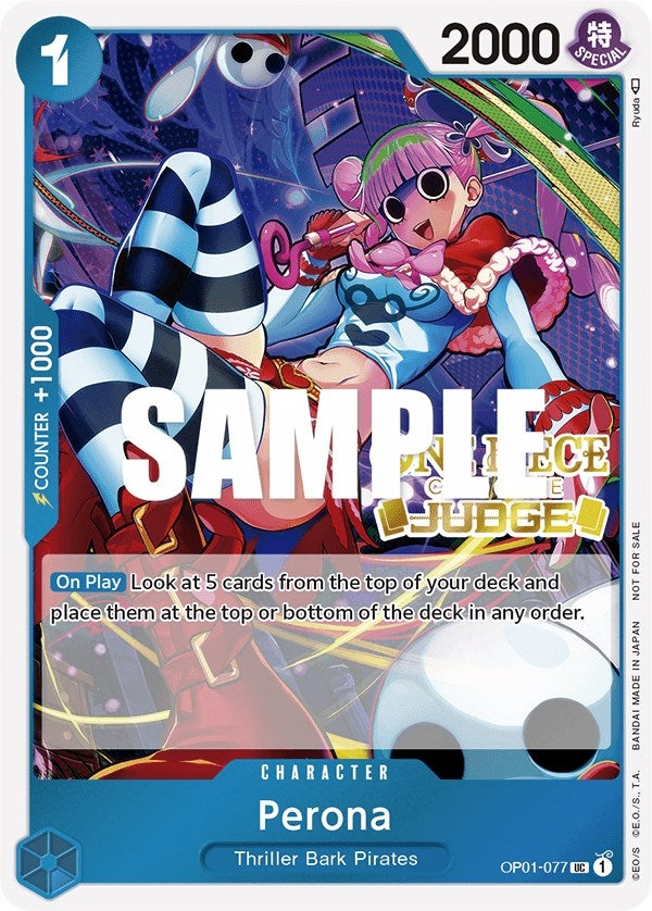 Image for Perona (Judge Pack Vol. 2) (OP01-077) (One Piece Promotion Cards) - One Piece Card Game