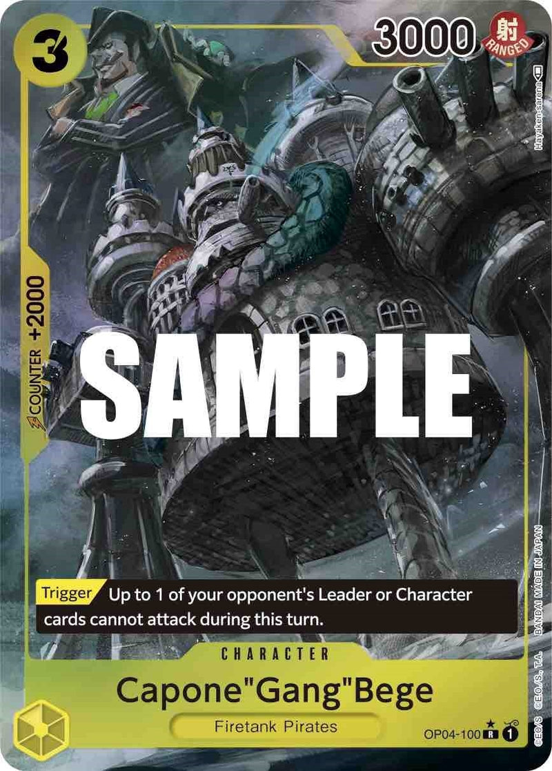 Capone"Gang"Bege (Alternate Art) (OP04-100) (Kingdoms of Intrigue)