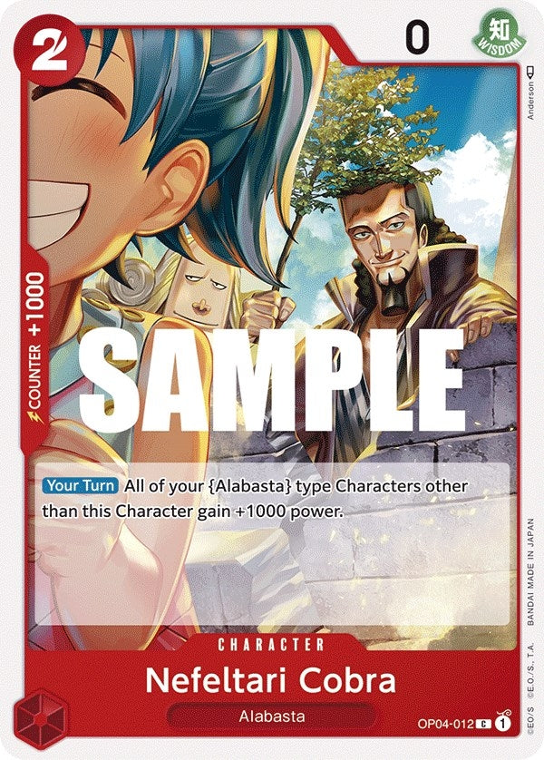 Image for Nefeltari Cobra (OP04-012) (Kingdoms of Intrigue) - One Piece Card Game