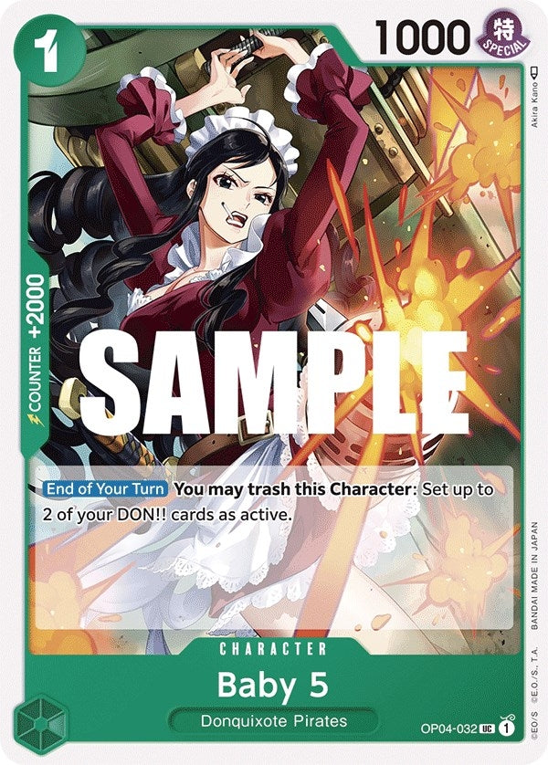 Image for Baby 5 (OP04-032) (Kingdoms of Intrigue) - One Piece Card Game