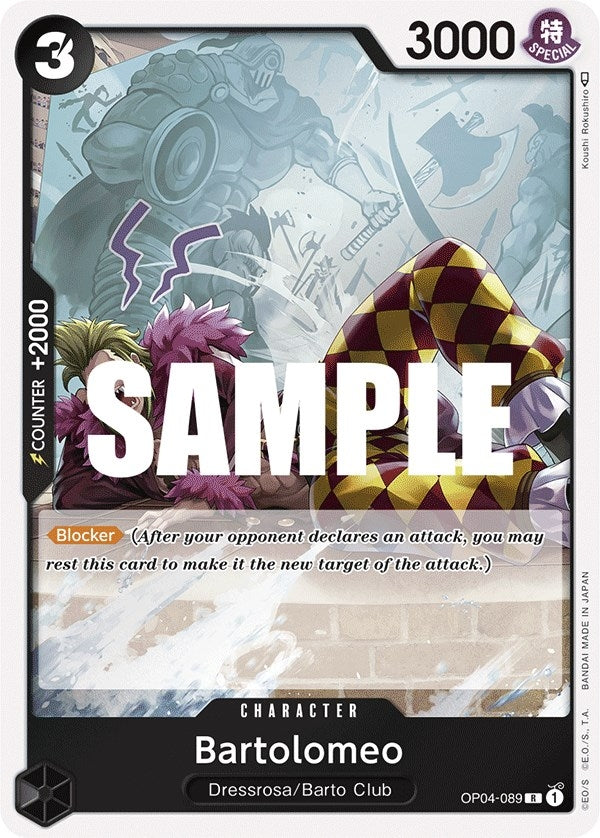 Image for Bartolomeo (OP04-089) (Kingdoms of Intrigue) - One Piece Card Game
