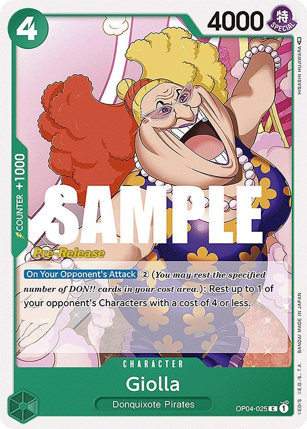 Giolla (OP04-025) (Kingdoms of Intrigue Pre-Release Cards)