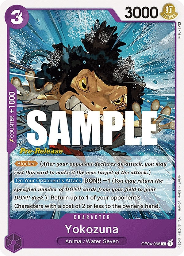 Yokozuna (OP04-068) (Kingdoms of Intrigue Pre-Release Cards)