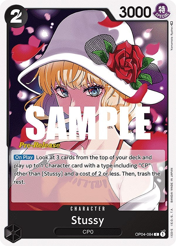 Image for Stussy (OP04-084) (Kingdoms of Intrigue Pre-Release Cards) - One Piece Card Game