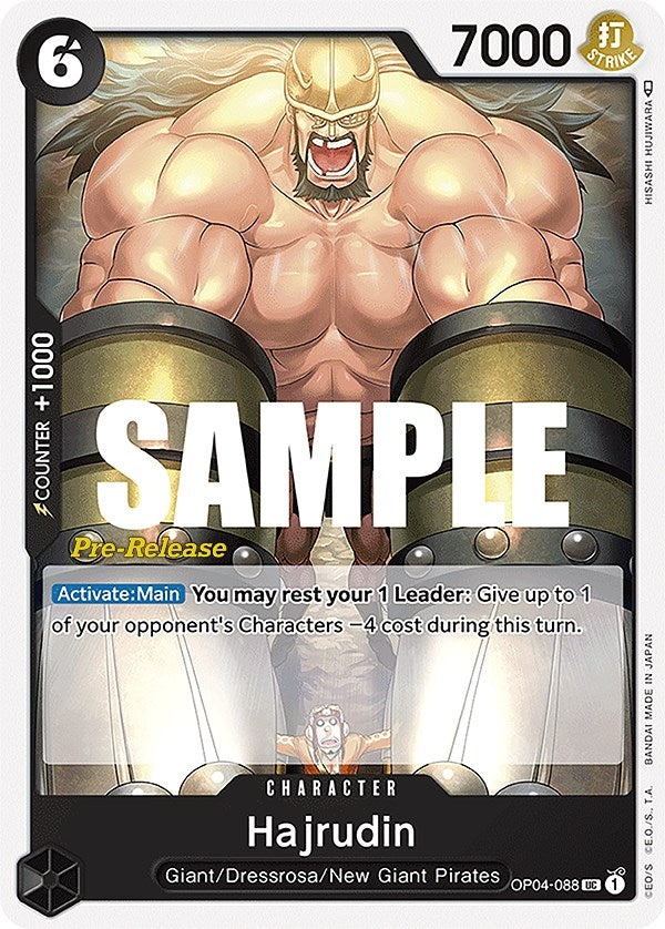 Hajrudin (OP04-088) (Kingdoms of Intrigue Pre-Release Cards)
