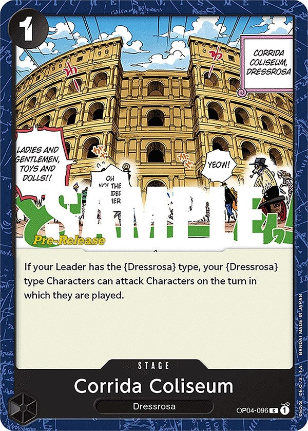 Corrida Coliseum (OP04-096) (Kingdoms of Intrigue Pre-Release Cards)