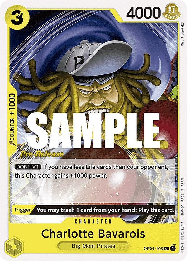 Charlotte Bavarois (OP04-106) (Kingdoms of Intrigue Pre-Release Cards)