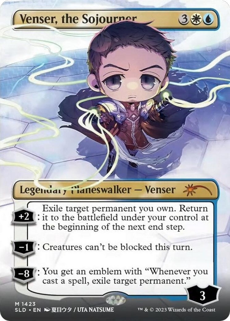 Image for Venser, the Sojourner (Rainbow Foil) (1423) - Magic: The Gathering