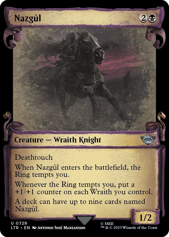 Nazgul (0729) (Showcase Scrolls) (729) (Universes Beyond: The Lord of the Rings: Tales of Middle-earth)