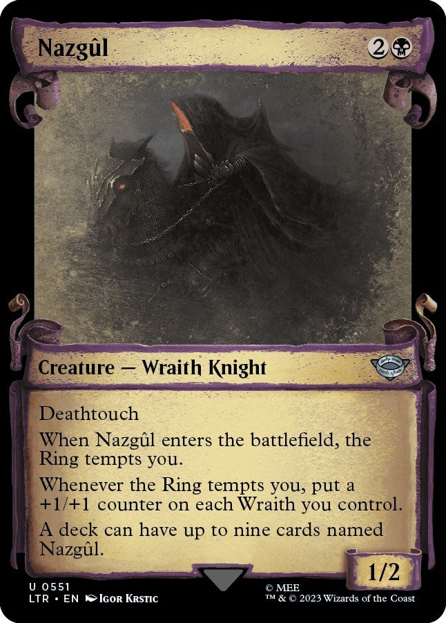 Nazgul (0551) (Showcase Scrolls) (551) (Universes Beyond: The Lord of the Rings: Tales of Middle-earth)