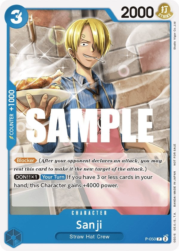 Sanji (Sealed Battle Kit Vol. 1) (P-050) (One Piece Promotion Cards)