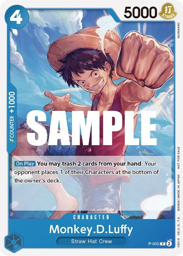 Image for Monkey.D.Luffy (055) (Sealed Battle Kit Vol. 1) (P-055) (One Piece Promotion Cards) - One Piece Card Game
