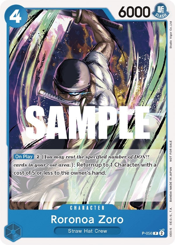 Image for Roronoa Zoro (Sealed Battle Kit Vol. 1) (P-056) (One Piece Promotion Cards) - One Piece Card Game