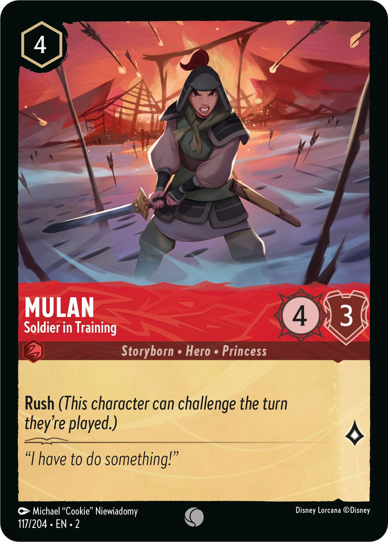 Mulan - Soldier in Training (117/204) (Rise of the Floodborn)