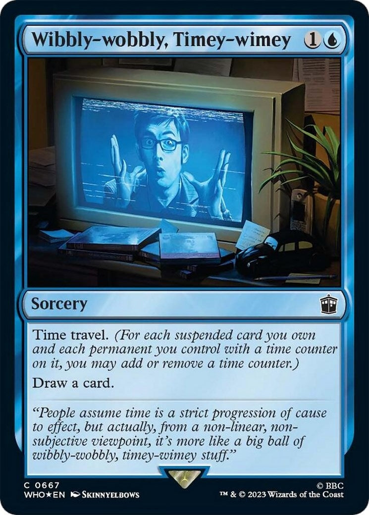 Image for Wibbly-wobbly, Timey-wimey (Surge Foil) (667) - Magic: The Gathering