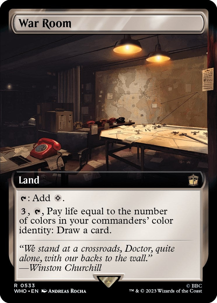 Image for War Room (Extended Art) (533) - Magic: The Gathering