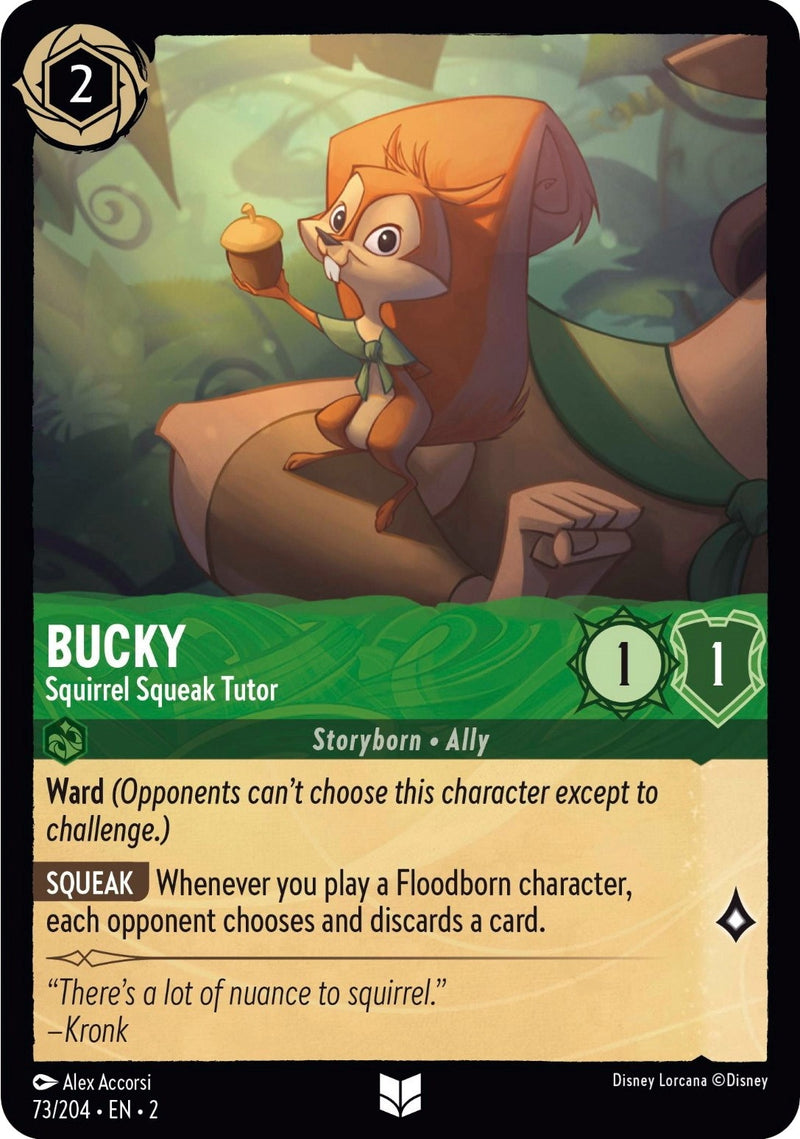 Bucky - Squirrel Squeak Tutor (73/204) (Rise of the Floodborn)