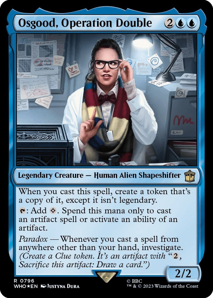 Osgood, Operation Double (Surge Foil) (796) (Universes Beyond: Doctor Who)