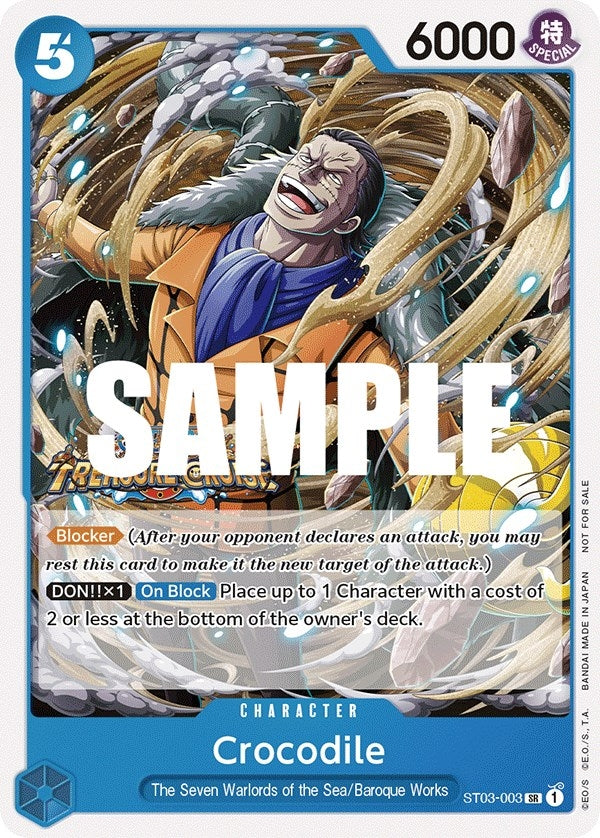 Image for Crocodile (Tournament Pack Vol. 5) (ST03-003) (One Piece Promotion Cards) - One Piece Card Game