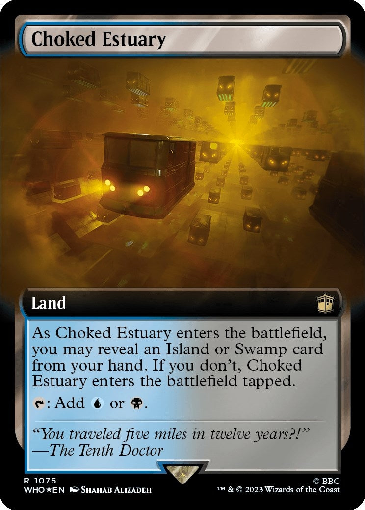 Choked Estuary (Extended Art) (Surge Foil) (1075) (Universes Beyond: Doctor Who)