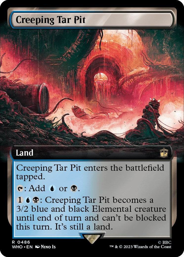 Creeping Tar Pit (Extended Art) (486) (Universes Beyond: Doctor Who)