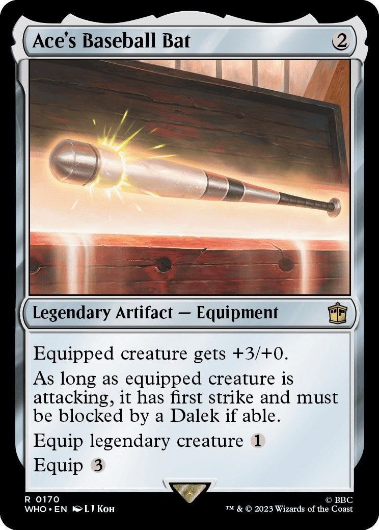 Ace's Baseball Bat (170) (Universes Beyond: Doctor Who)