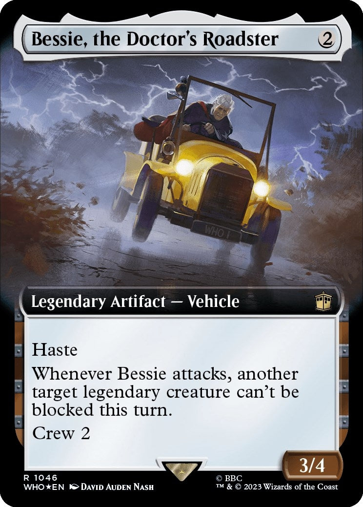 Bessie, the Doctor's Roadster (Extended Art) (Surge Foil) (1046) (Universes Beyond: Doctor Who)