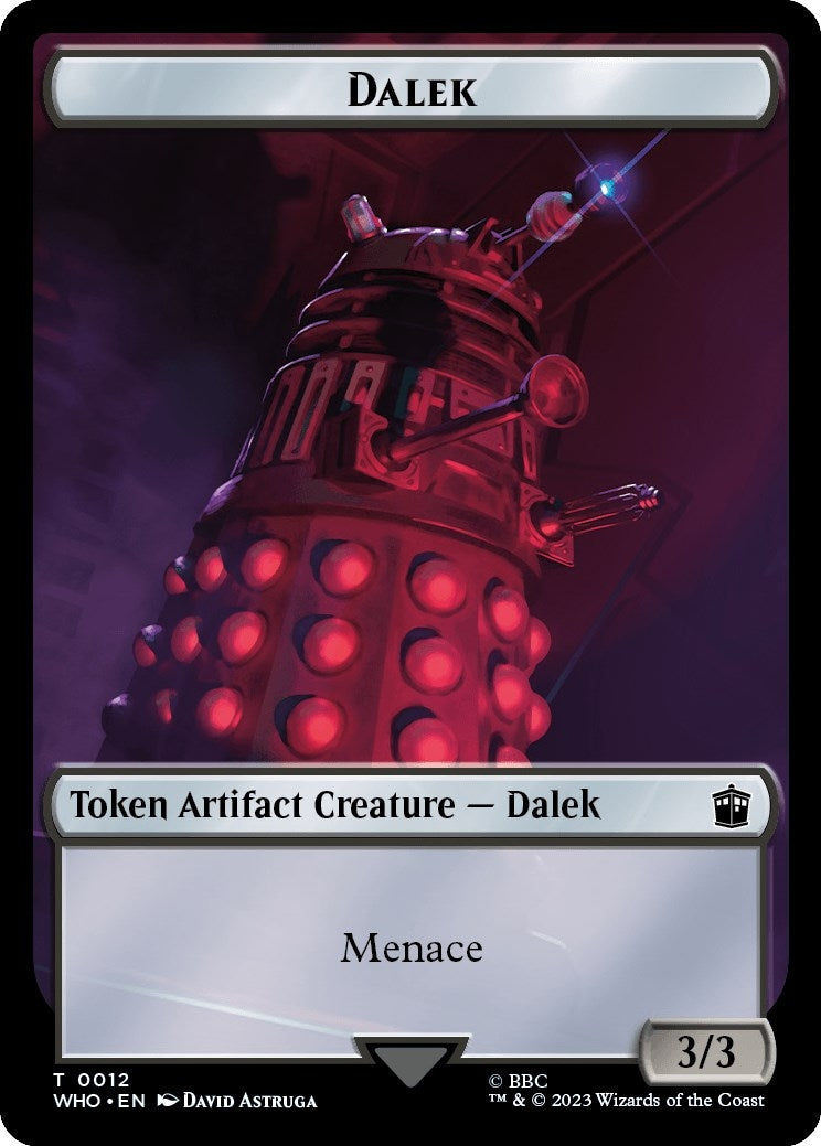 Dalek // Mark of the Rani Double-Sided Token (12 // 15) (Universes Beyond: Doctor Who)